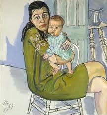 Nancy and Olivia by Alice Neel