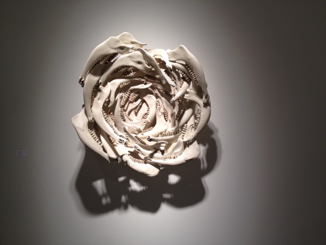 Judy Onofrio at Sherry Leedy Contemporary, KC, 2014  via freshpaintblog.com